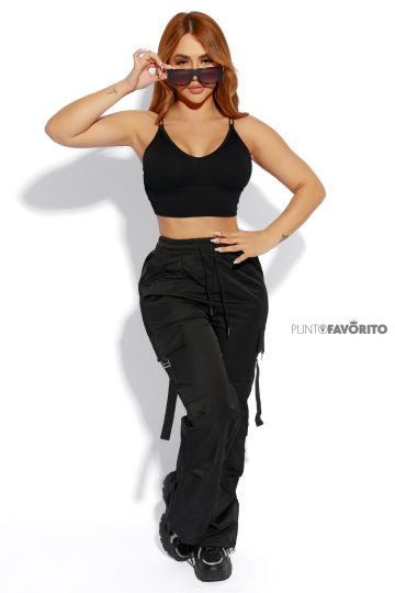 Top de dama tirantes delgados