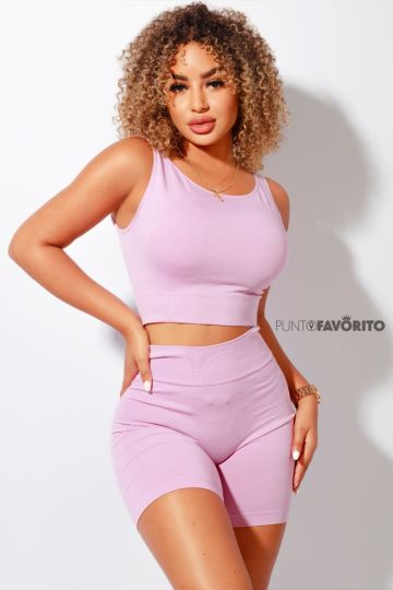 Conjunto deportivo Morado