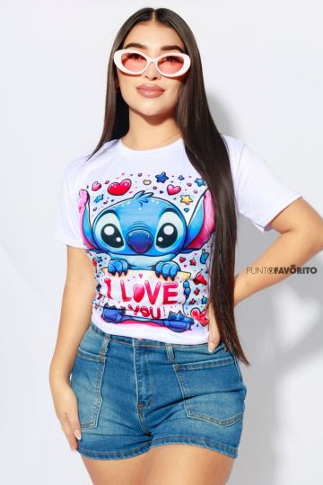 Blusa de Stich I LOVE-ONE SIZE