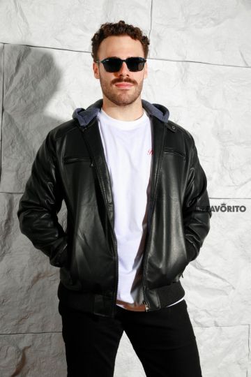 Jacket para caballero de cuerina