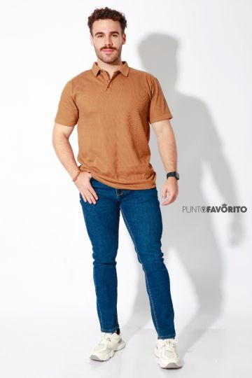 Camisa para caballero tipo polo