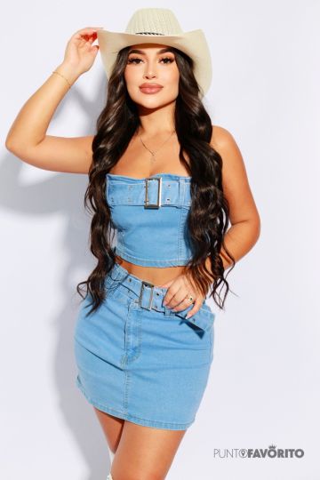 Conjunto de mezclilla para dama