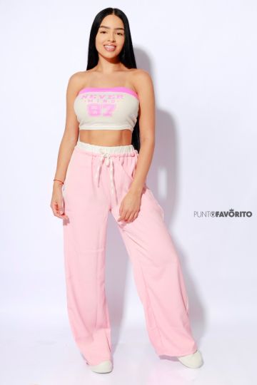 Pantal&oacute;n de dama con rayas 