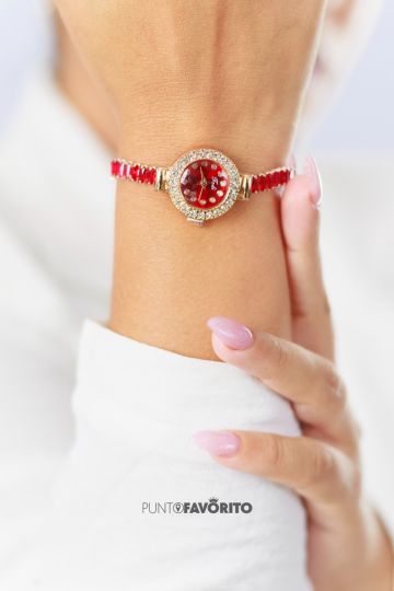RELOJ ROJO FINO